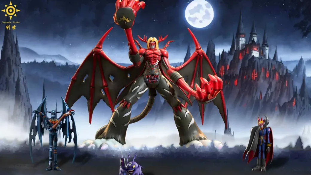 File Island Series Devimon - Digimon Statue - Genesis-Studio