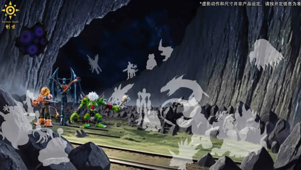 File Island Series Devimon - Digimon Statue - Genesis-Studio
