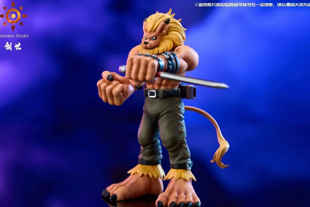 File Island Series Leomon - Digimon Statue - Genesis-Studio