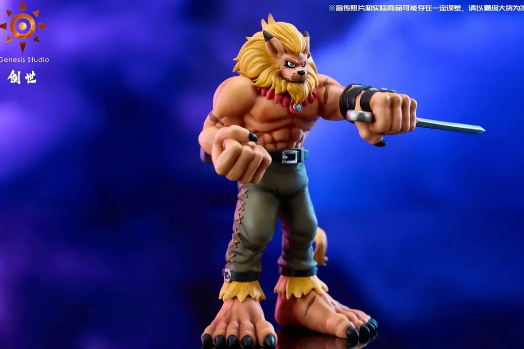 File Island Series Leomon - Digimon Statue - Genesis-Studio