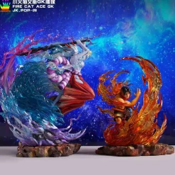 Fire Fist Portgas D. Ace Cat Phone Holder - ONE PIECE Resin Statue - JacksDo Studios