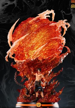 Fire King Portgas D. Ace with LED - ONE PIECE Resin Statue - LX-Studios