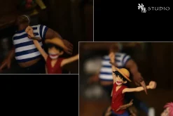First Scene of Monkey D. Luffy with LED - ONE PIECE Resin Statue - ShenYin Studio