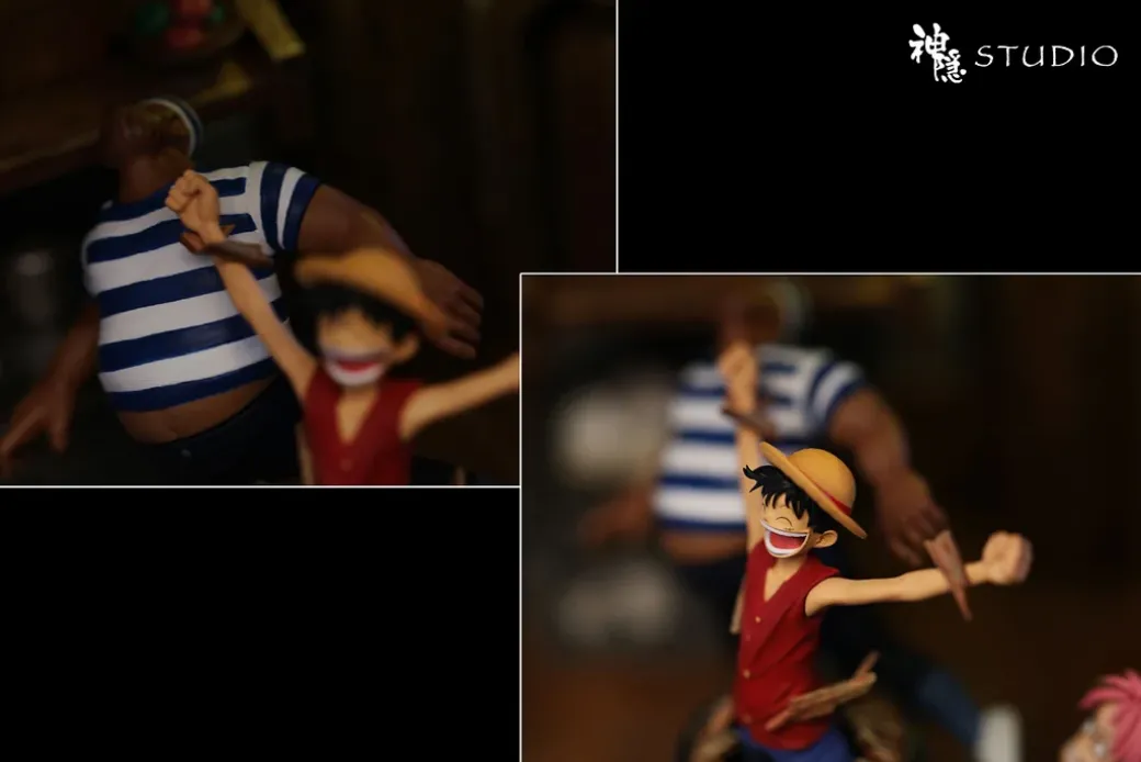 First Scene of Monkey D. Luffy with LED - ONE PIECE Resin Statue - ShenYin Studio