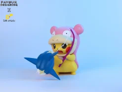 Fishing Slowpoke Cosplay Pikachu - Pokemon Resin Statue - FD Studios
