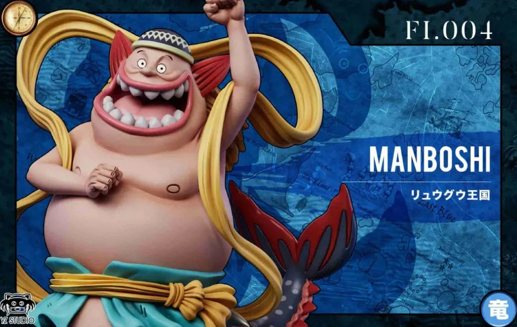 Fish-Man Island Series 004 Manboshi - ONE PIECE Resin Statue - YZ Studios