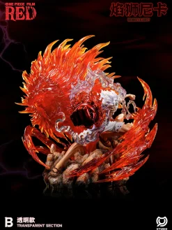 Flame Lion Nika Monkey D. Luffy with LED - ONE PIECE Resin Statue - MY-Studio