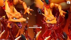 Flamethrower Charizard - Pokemon Resin Statue - Amazing Museum Studio
