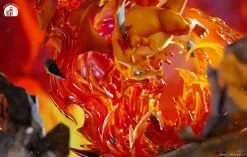 Flamethrower Charizard - Pokemon Resin Statue - Amazing Museum Studio