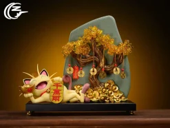 Fortune Tree Lucky Meowth - Pokemon Resin Statue - ZG-Studios