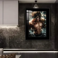 Founding Titan Eren Yeager Decorative Painting - Attack On Titan Decorative Painting - JuZi Studio
