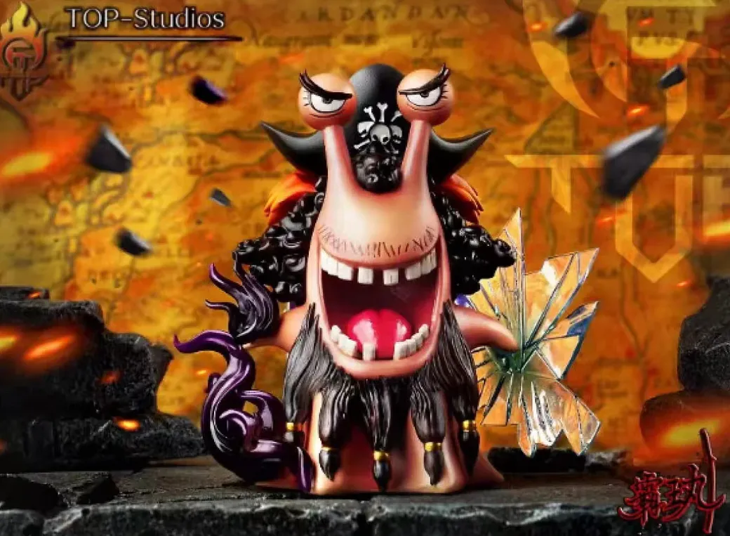 Four Emperors Series DenDenMushi of Marshall D. Teach - ONE PIECE Resin Statue - TOP-Studios