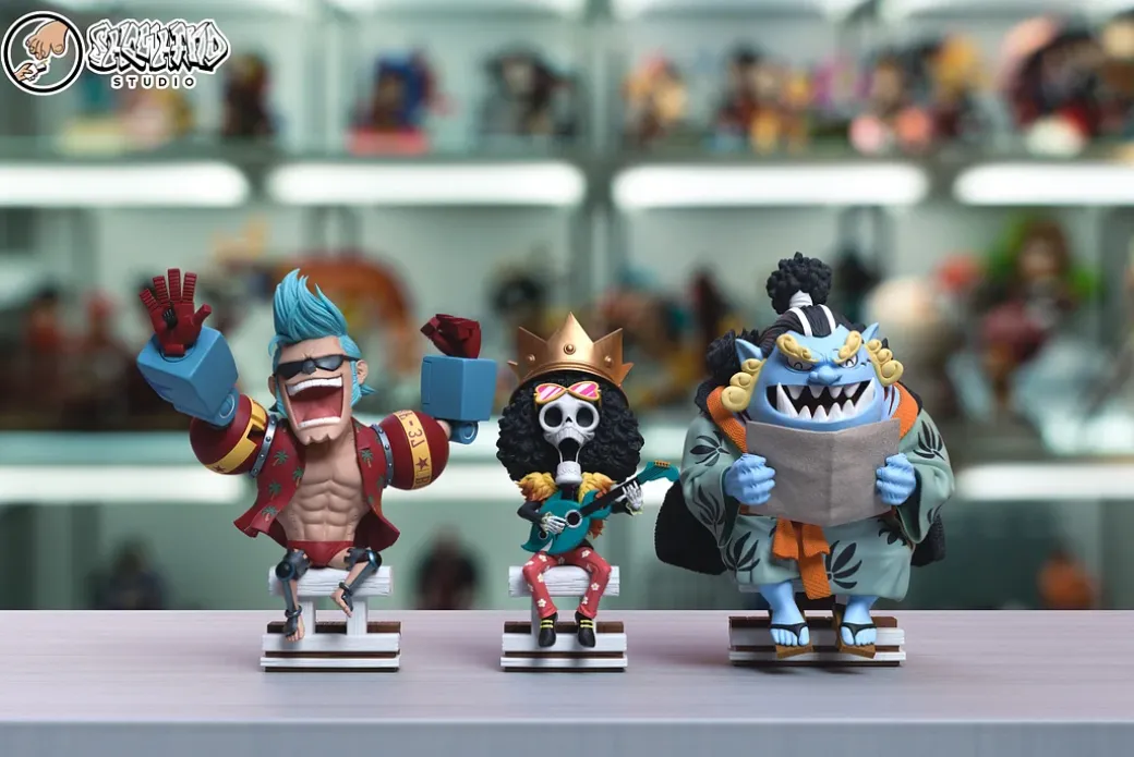 Franky & Brook & Jinbe - ONE PIECE Resin Statue - ShowHand Studios