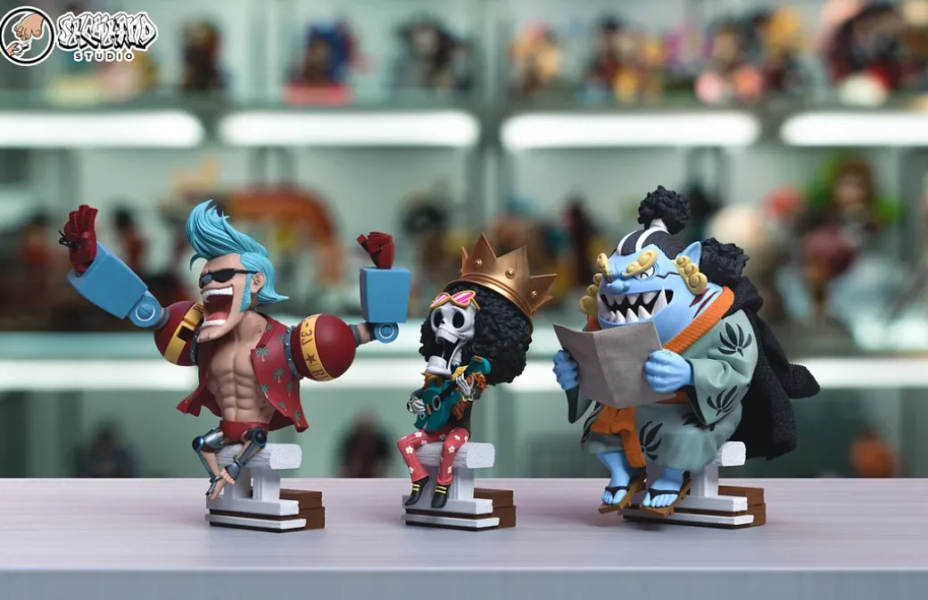 Franky & Brook & Jinbe - ONE PIECE Resin Statue - ShowHand Studios