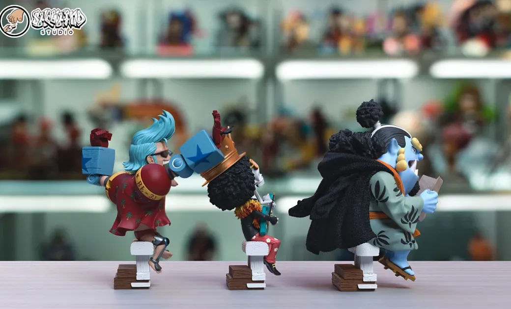 Franky & Brook & Jinbe - ONE PIECE Resin Statue - ShowHand Studios