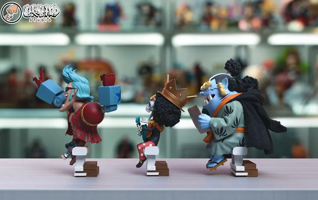 Franky & Brook & Jinbe - ONE PIECE Resin Statue - ShowHand Studios