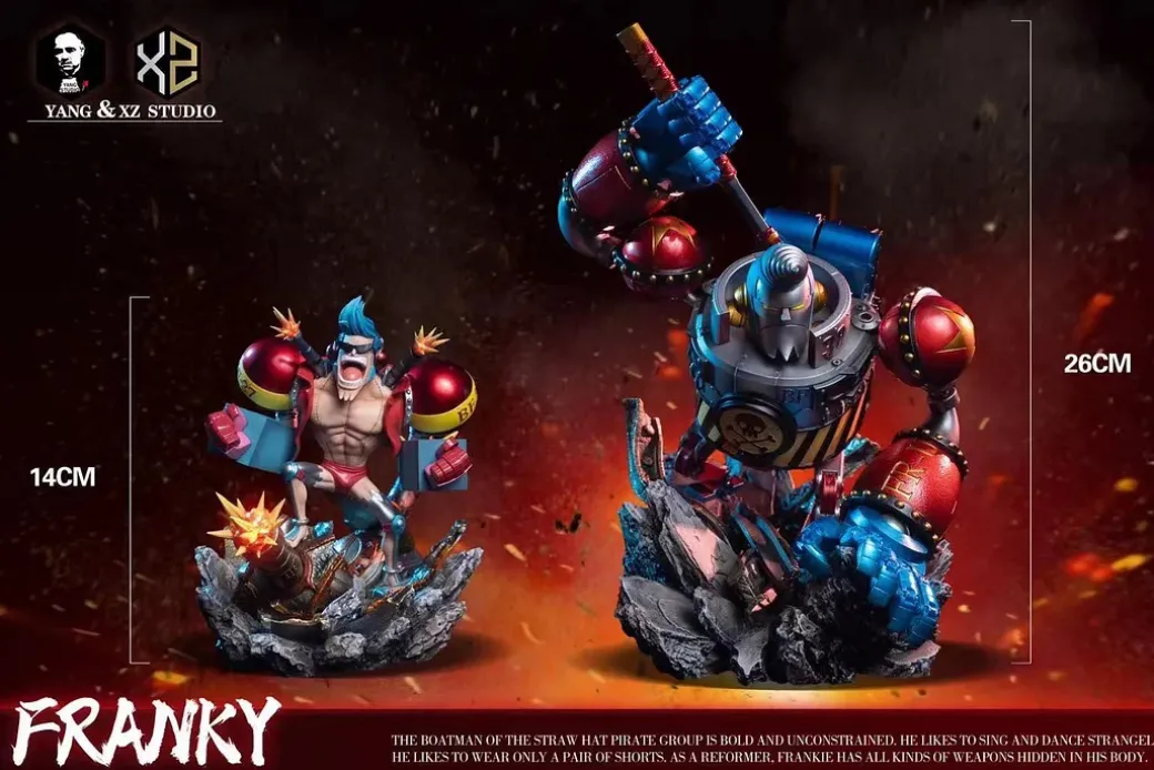 Franky & General Franky - ONE PIECE Resin Statue - XS Studios
