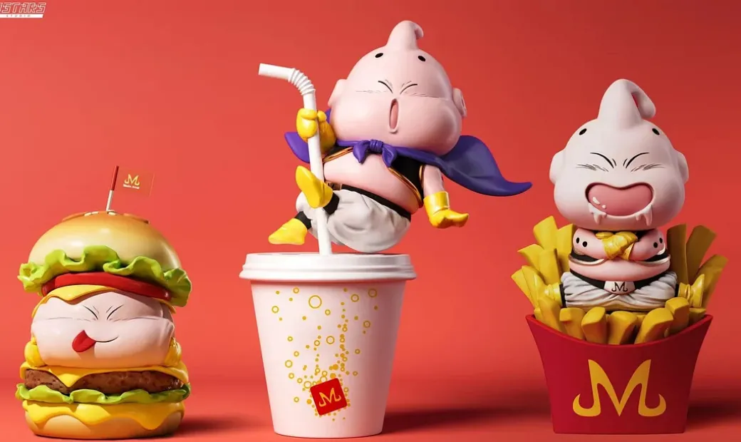 French Fries Buu - Dragon Ball Resin Statue - 7STARS Studios