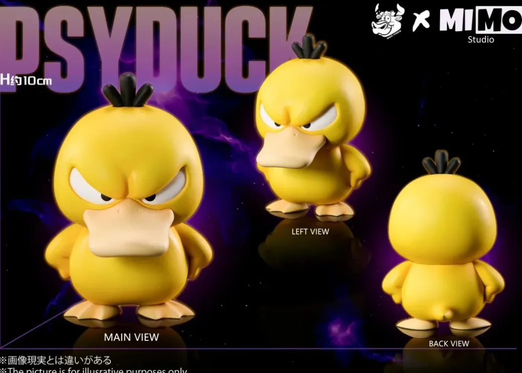 Frieza Cosplay Psyduck - Dragon Ball Pokemon Resin Statue - Mimo Studio