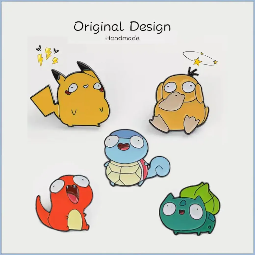 Funny Pokemon Series Enamel Pin - Free Shipping - Pokemon
