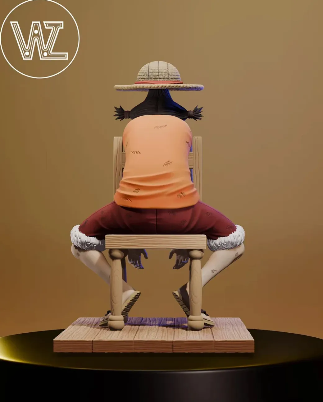 Funny Series 001 Monkey D. Luffy - ONE PIECE Resin Statue - WZ Studio