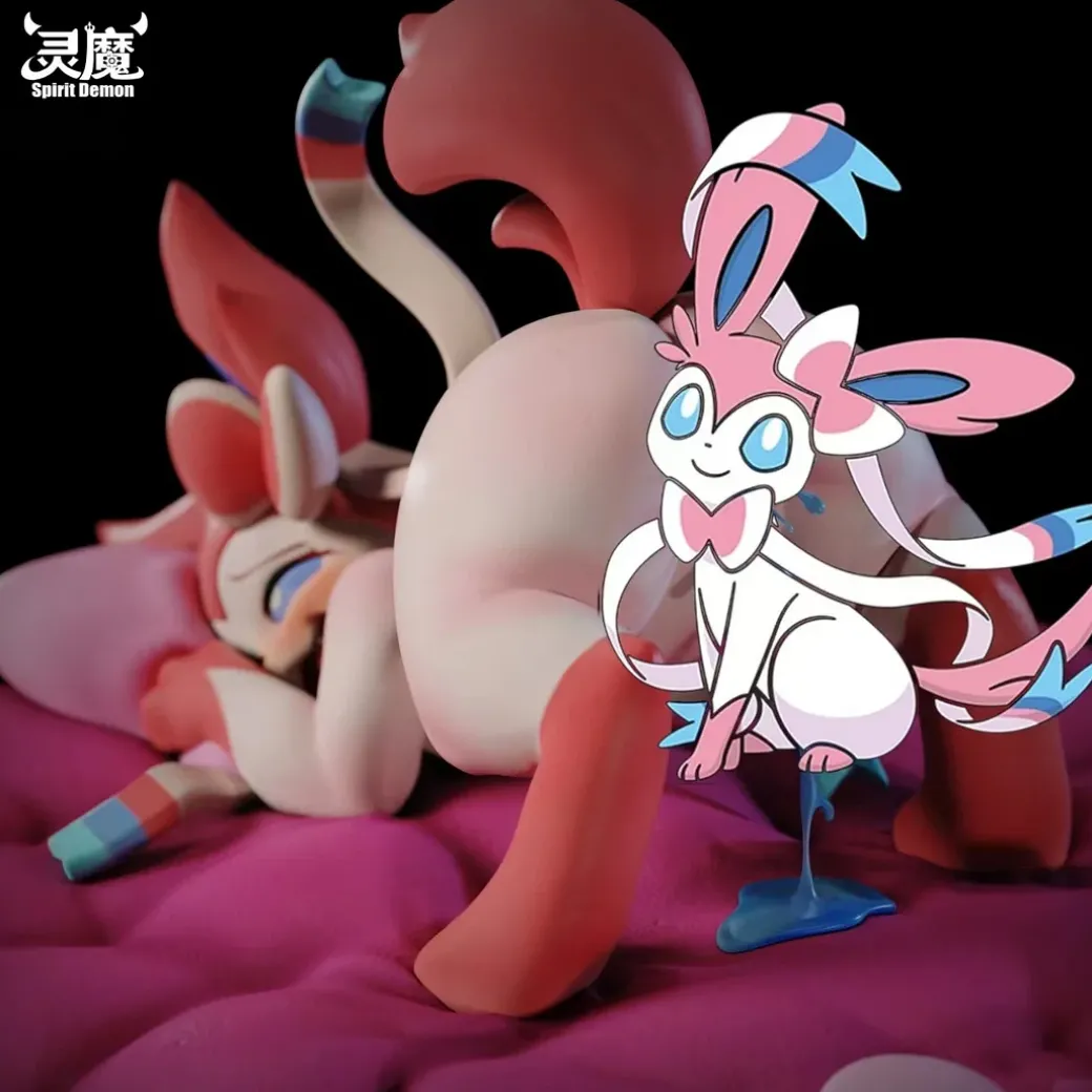 Furry Series Sylveon - Pokemon Resin Statue - Spirit Demon Studio