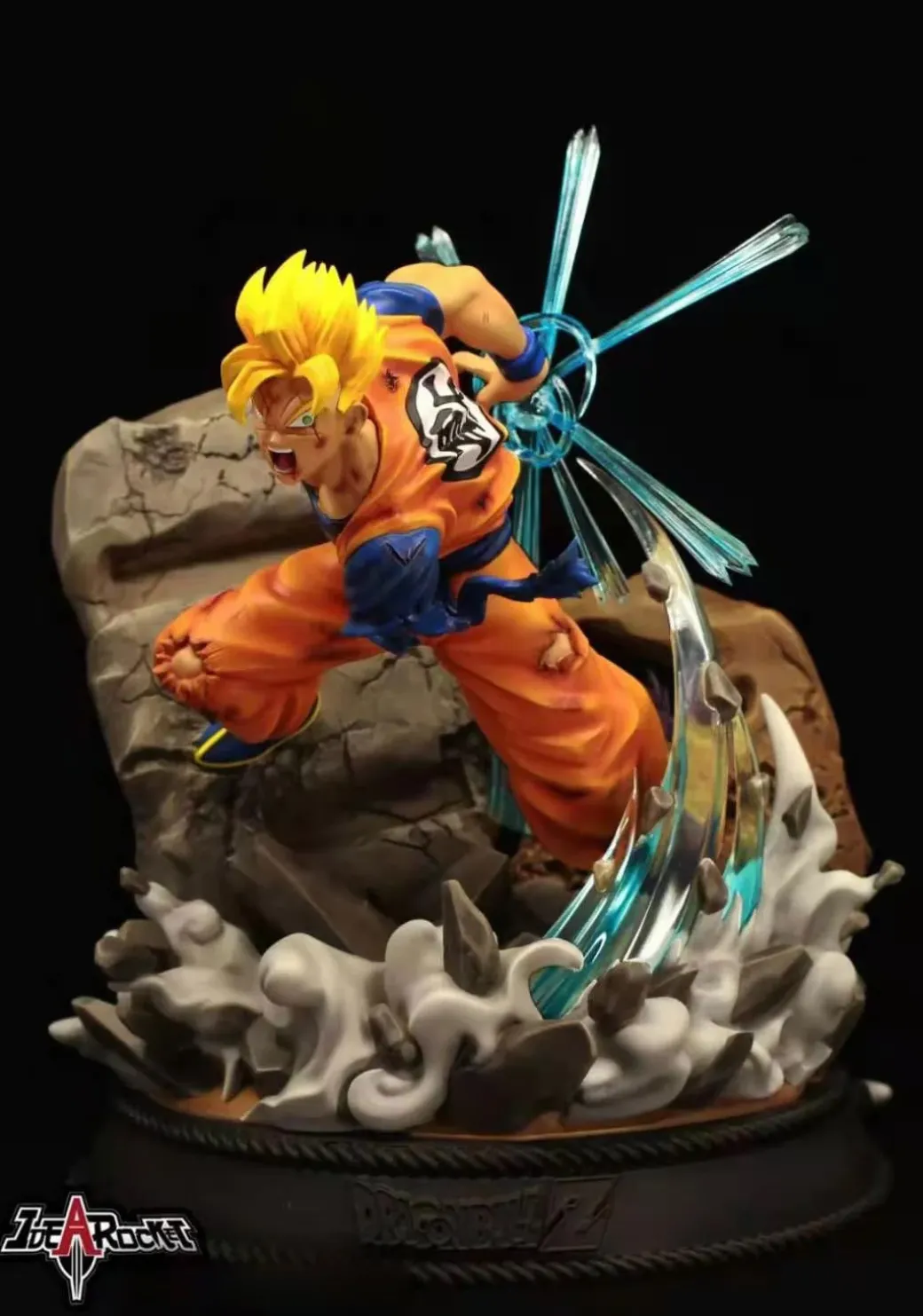 Future Son Gohan & Trunks with LED- Dragon Ball Resin Statue - Ideal Rocket Studios