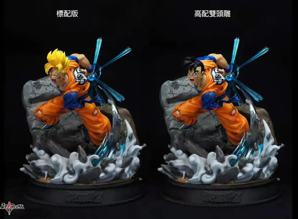Future Son Gohan & Trunks with LED- Dragon Ball Resin Statue - Ideal Rocket Studios