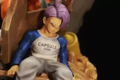 Future Son Gohan & Trunks with LED- Dragon Ball Resin Statue - Ideal Rocket Studios