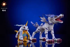 Gabumon & Garurumon - Digimon Resin Statue - Genesis-Studio