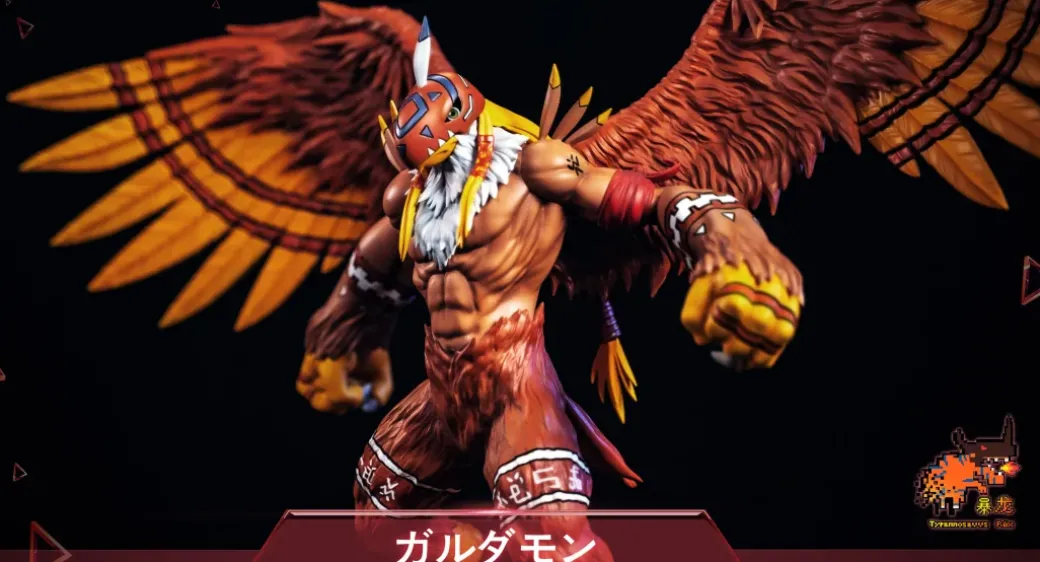 Garudamon - Digimon Resin Statue - Tyrannosaurus Rex Studios