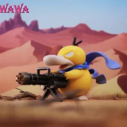 Gatling Gun Psyduck - Pokemon Statue - WAWA Studio