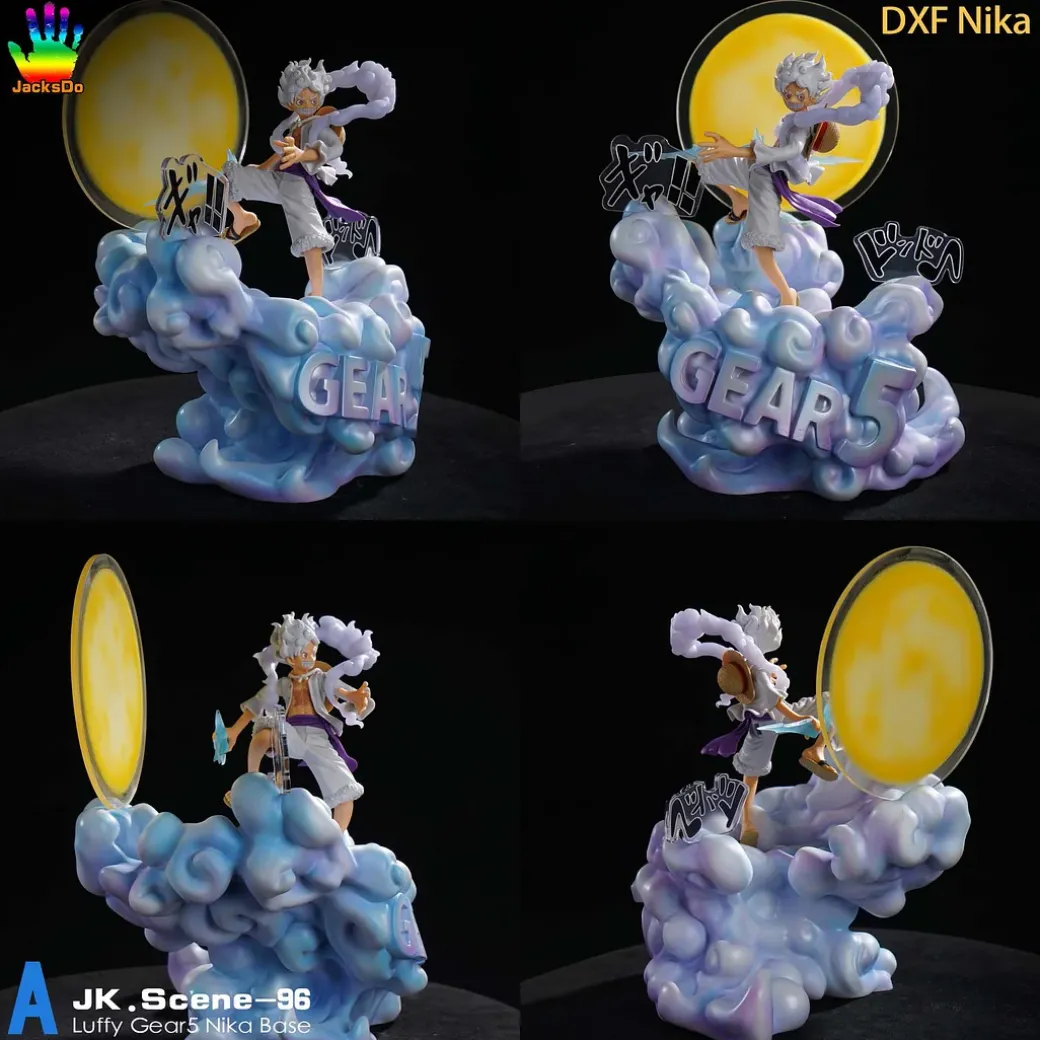 Gear 5 Nika Monkey D. Luffy Scene Base ONLY - ONE PIECE Resin Statue - JacksDo Studios