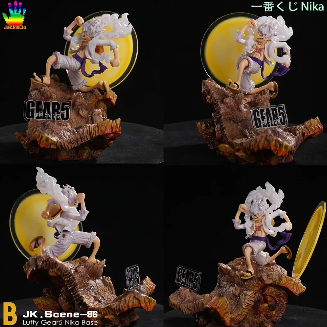 Gear 5 Nika Monkey D. Luffy Scene Base ONLY - ONE PIECE Resin Statue - JacksDo Studios