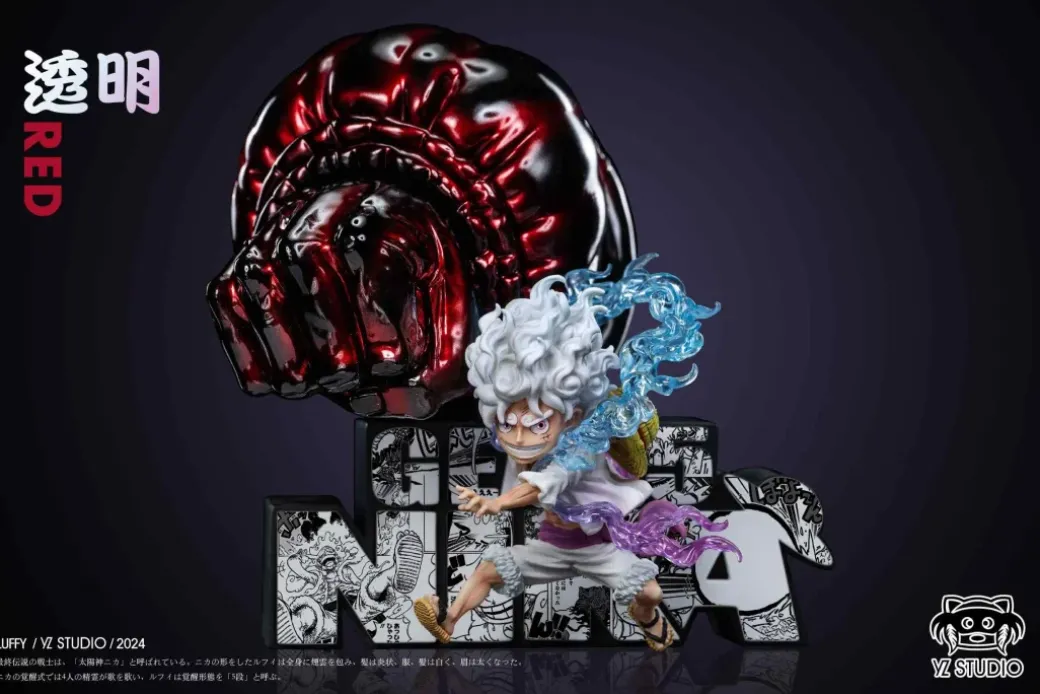 Gear 5 Rubber Rubber Monkey God Gun Nika Monkey D. Luffy - ONE PIECE Statue - YZ Studios