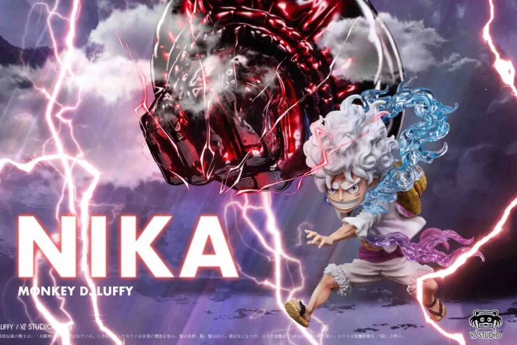 Gear 5 Rubber Rubber Monkey God Gun Nika Monkey D. Luffy - ONE PIECE Statue - YZ Studios
