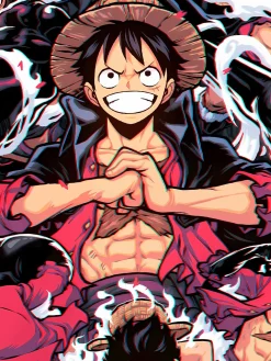 Gear 5 Sun God Nika Luffy & Gear 4 JoyBoy/Monkey D. Luffy Decorative Painting - ONE PIECE Decorative Painting - Xingkong Studio