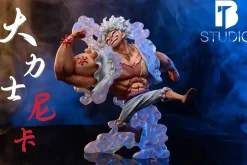 Gear Fifth Awakening Muscle Man Sun God Nika Luffy - ONE PIECE Resin Statue - BT Studios
