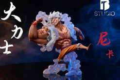 Gear Fifth Awakening Muscle Man Sun God Nika Luffy - ONE PIECE Resin Statue - BT Studios