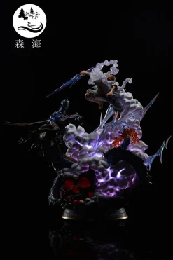 Gear Fifth Nika Luffy vs Kaido with LED - ONE PIECE Resin Statue - SenHai Studio