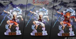 Gear Fifth Sun God Nika Monkey D. Luffy with LED - ONE PIECE Resin Statue - Black Hawk Studio