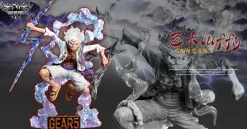 Gear Fifth Sun God Nika Monkey D. Luffy with LED - ONE PIECE Resin Statue - Black Hawk Studio