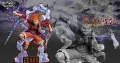 Gear Fifth Sun God Nika Monkey D. Luffy with LED - ONE PIECE Resin Statue - Black Hawk Studio