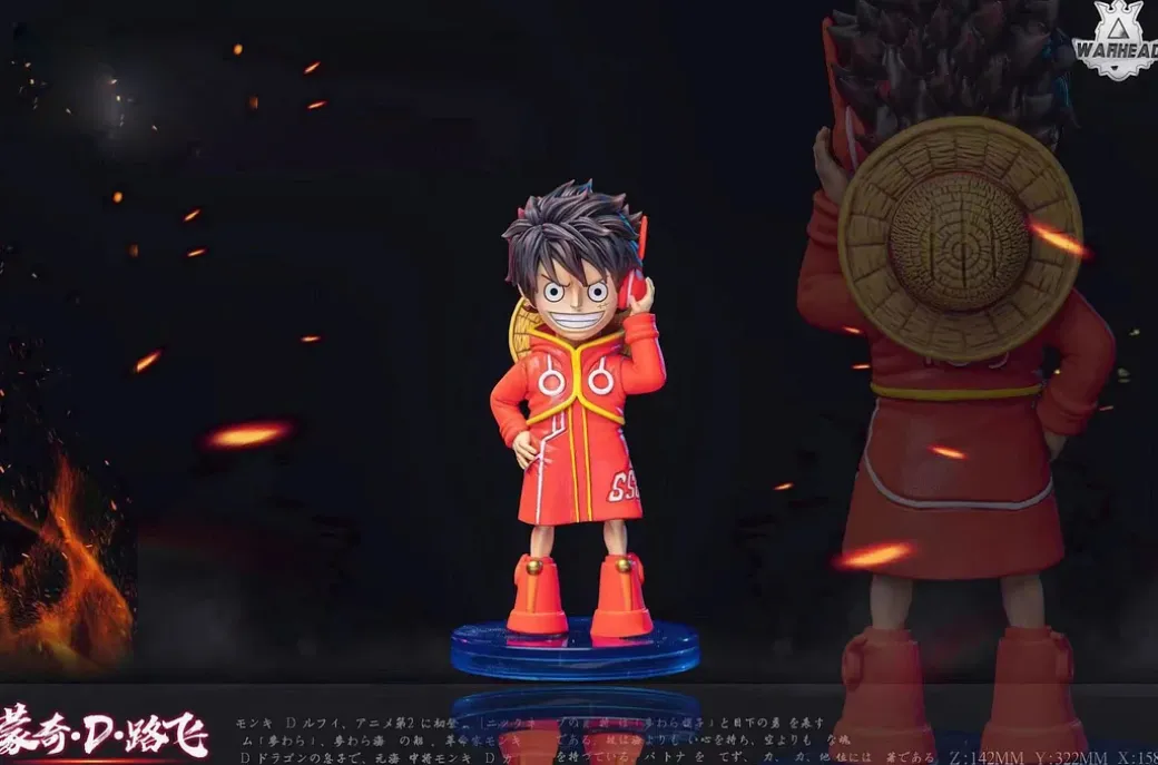 Gear Fourth Huge Fist Monkey D. Luffy & Mini Monkey D. Luffy - ONE PIECE Resin Statue - Warhead Studios