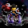 Gear Fourth Monkey D. Luffy Cosplay Pikachu - Pokemon ONE PIECE Resin Statue - Vitamin Studios