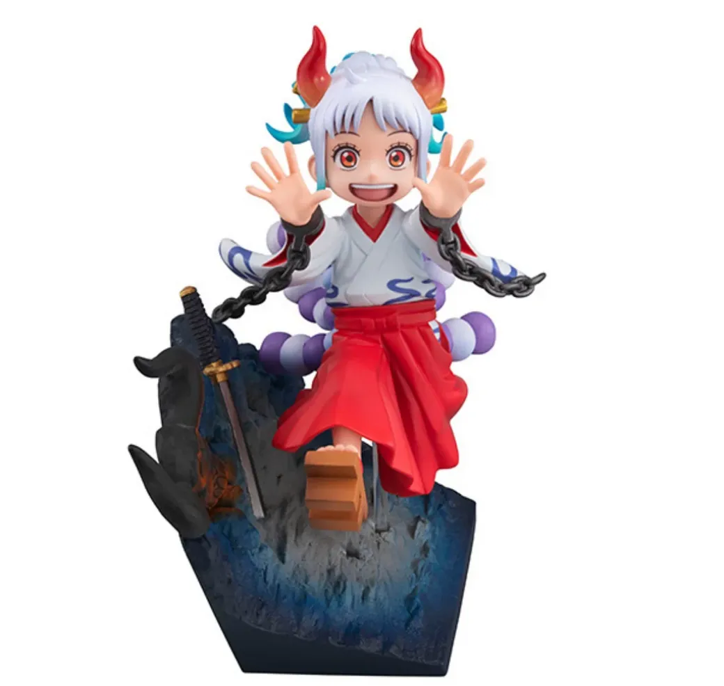 G.E.M. Series RUN! RUN! RUN! Ver. Childhood Yamato - ONE PIECE Official Statue - MegaHouse