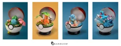 Generation II Starter Pokemon Series Totodile's Poké Ball House - Pokemon Resin Statue - SANSUI Studios