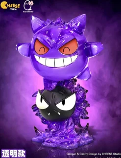 Gengar & Gastly - Pokemon Resin Statue - CHEESE Studio
