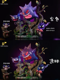 Gengar Family - Pokemon Resin Statue - DM Studios