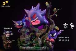 Gengar Family - Pokemon Resin Statue - DM Studios
